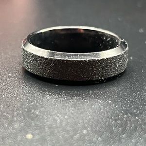 Mens trending black ring